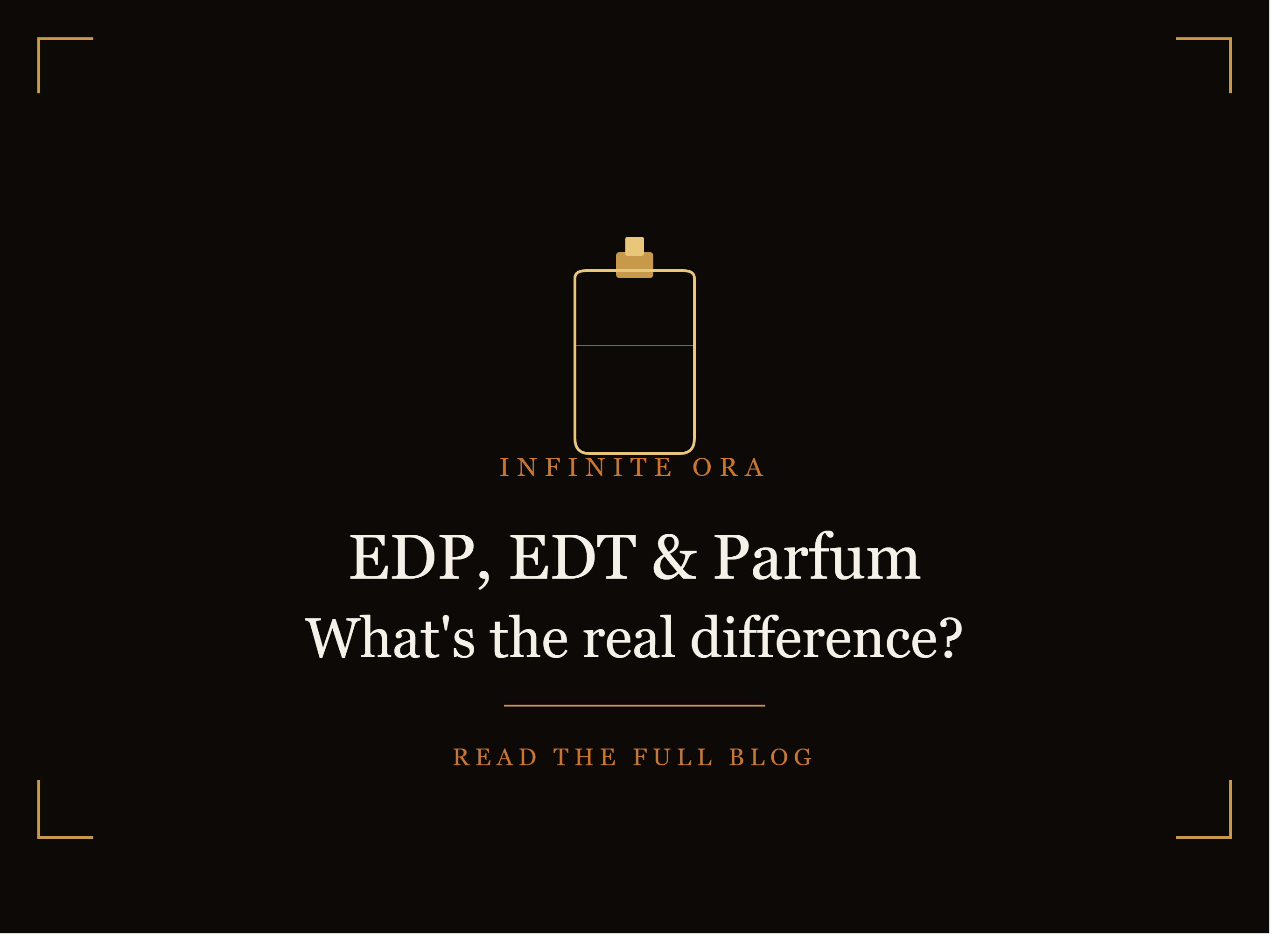 EDP, EDT & Parfum: What's the Real Difference?