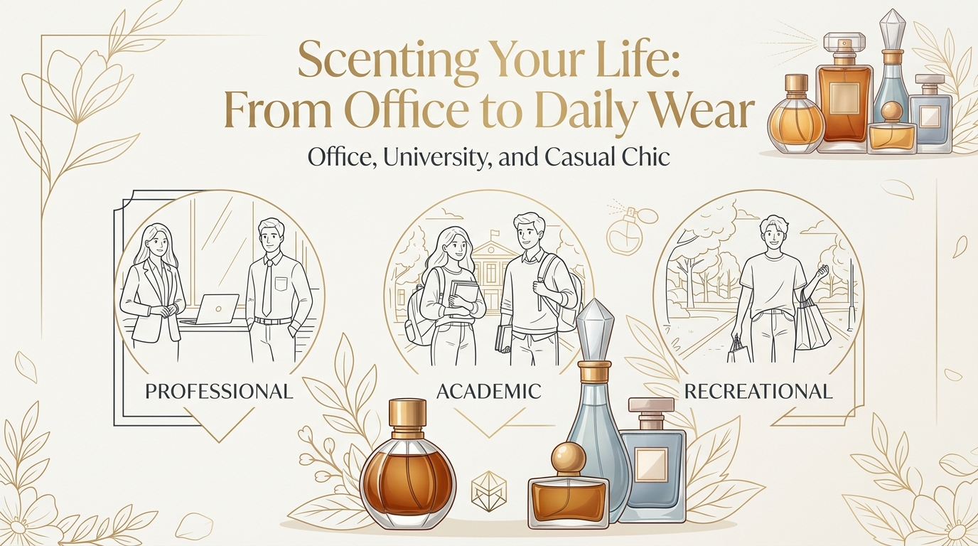 How to choose perfume for Office, University & Daily Wear